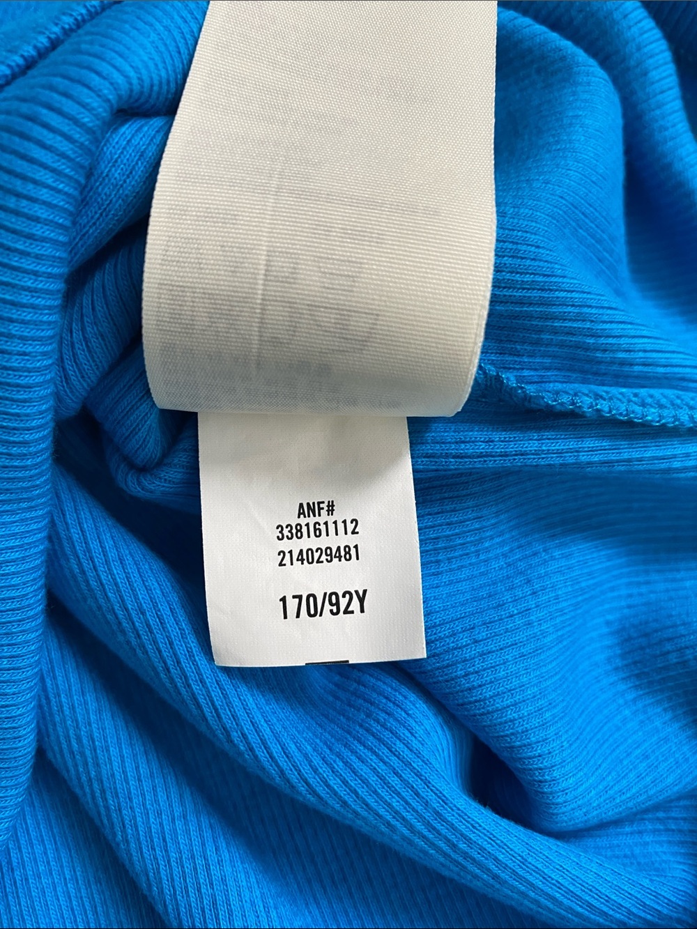 Hollister Lace Embroidered Ribbed Camisole/Tank Top | Aqua Blue - Picture 13 of 14